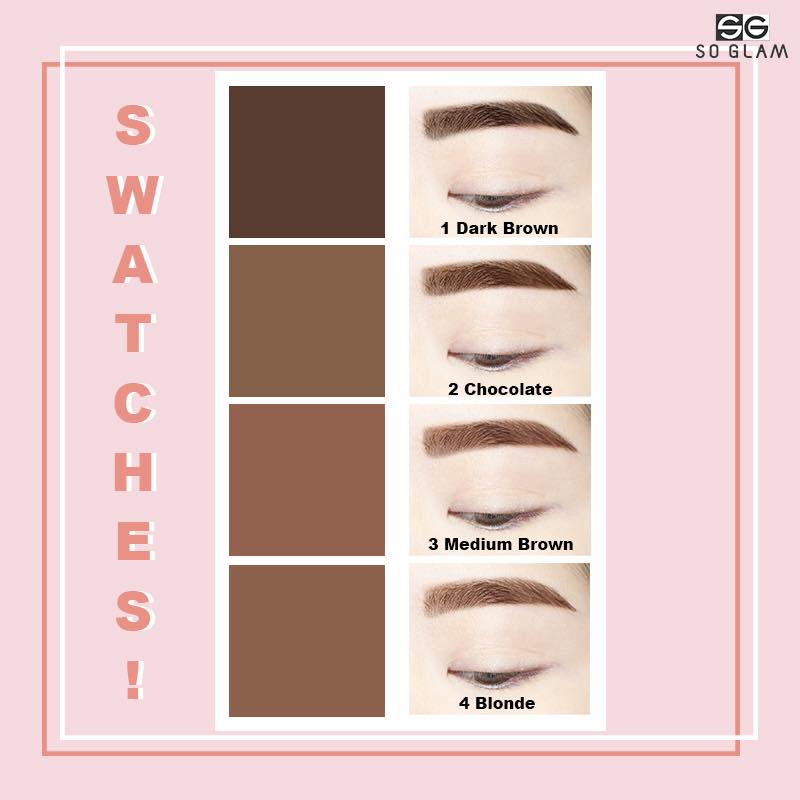 SO GLAM, SO GLAM Go Brow Slim Slim Eyebrow Pencil, SO GLAM Go Brow Slim Slim Eyebrow Pencil 0.5g #01 Dark Brown, Go Brow Slim Slim Eyebrow Pencil, SO GLAM Go Brow Slim Slim Eyebrow Pencil ราคา, SO GLAM Go Brow Slim Slim Eyebrow Pencil รีวิว, ดินสอเขียนคิ้ว