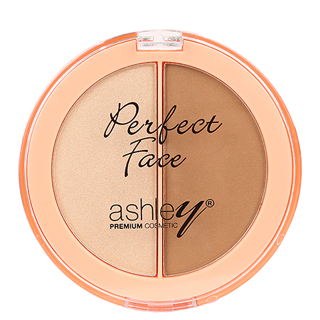 Ashley,Ashley Perfect Face,Perfect Face,Perfect Face Brush,ไฮไลท์,คอนทัวร์,เพอร์เฟค เฟซ บลัช,บลัชออน